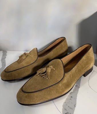 Made In SPAIN  11 (10K) (44 EUR) - BERWICK - Belgian loafers  SUEDE - TAN