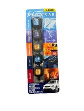 Febreze Car Vent Clips, Air Freshener, Assorted Scent - 5 pack