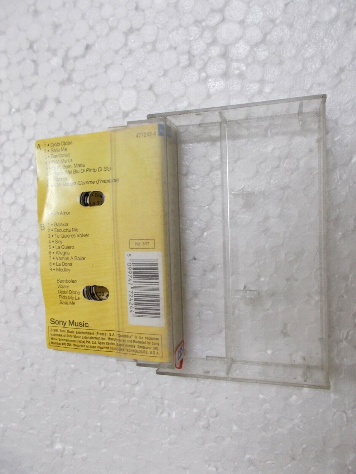 GIPSY KINGS GREATEST HITS 1997 RARE orig CASSETTE TAPE INDIA indian Actie tegen lage prijzen