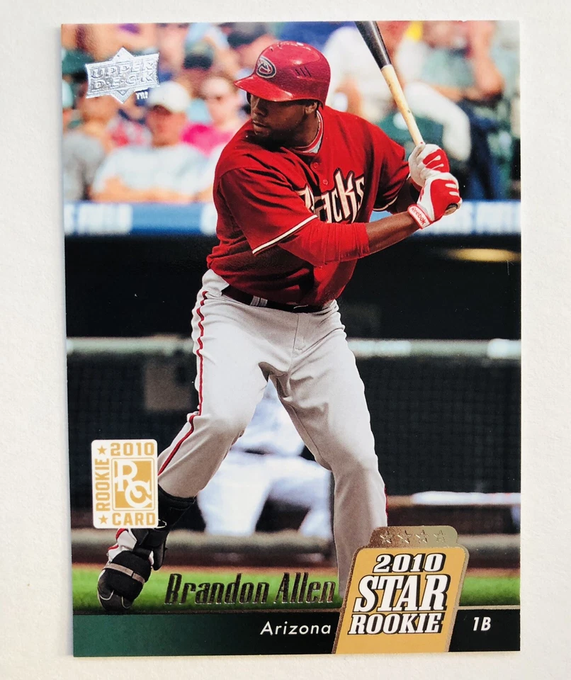 2010 UPPER DECK BRANDON ALLEN STAR ROOKIE #25 ARIZONA DIAMONDBACKS - Image 1 of 1