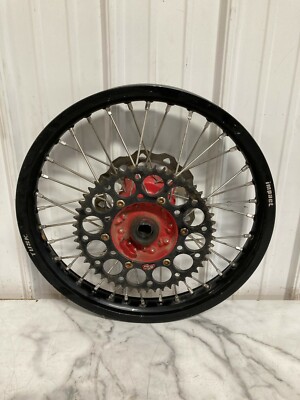 13 Suzuki RMZ 250 RMZ250 rear back wheel rim straight Tusk Impact