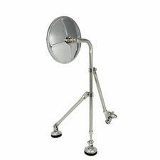 Fortpro 8.5" Semi Bubble Convex Mirror with Stainless Steel Tripod Mount | F2456
