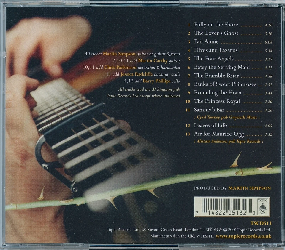 Martin Simpson – The Bramble Briar | CD | neuwertig - Bild 2 von 2