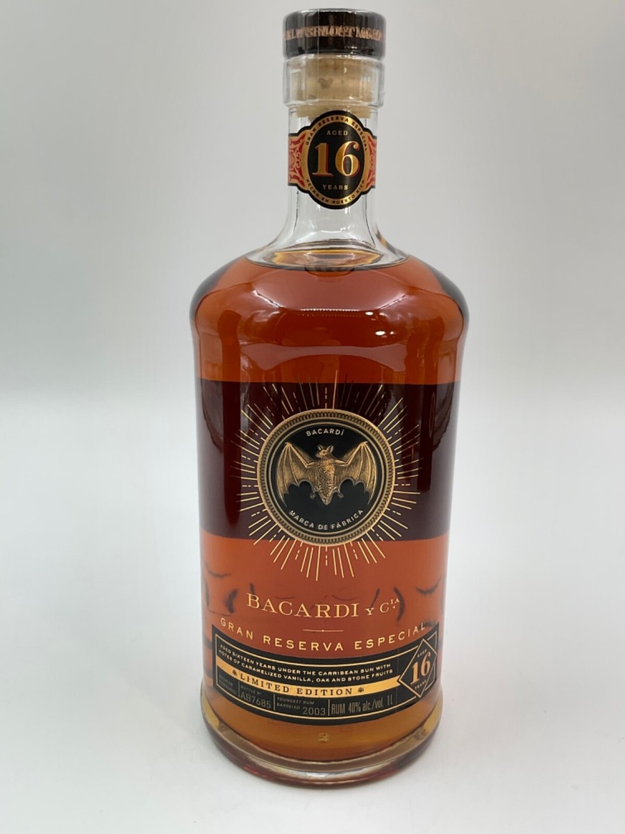 Bacardi Gran Reserva Especial 16 限定版 1L BUY] Bacardi Gran Reserva Especial 16 Year Old Rum | 1L at