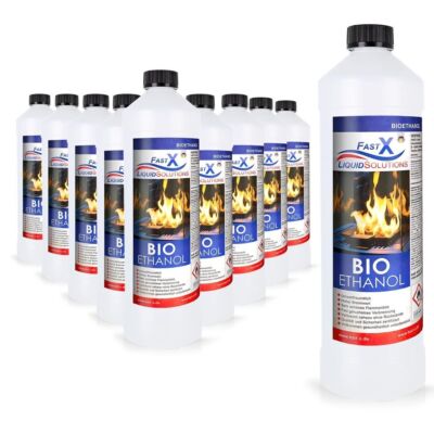 Bioethanol Bio Ethanol Kamin Premium 100%  Bio für Kamin 6 x 1 Liter