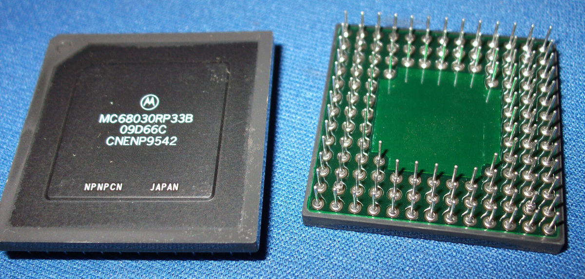 Microprocessore Vintage MC68EC030RP40B – 40MHz, PGA – Nuovo, Chips Gate