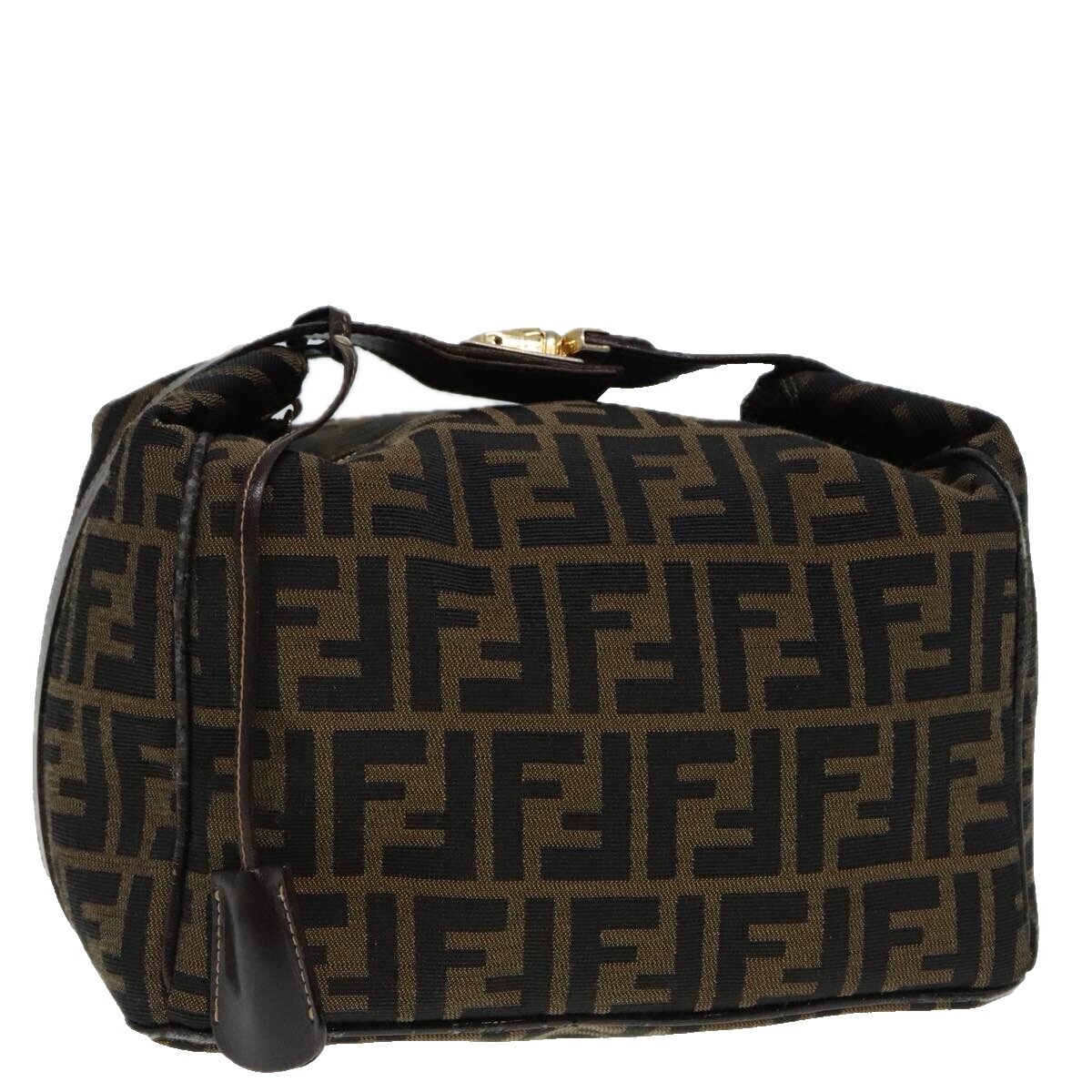 FENDI アクセサリーポーチ ワンショルダー ズッカ ミニバニティ レザー Fendi Zucca | eBay