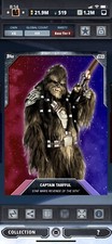 Topps Star Wars Digital Card Trader Tier 8 - Dual Galaxy Purple Tarfful - Base 3