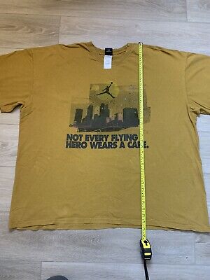 Vintage Nike T- Shirt Michael Jordan Not Every High Flying Hero Wears a Cape