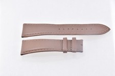 Men's Bulova 24mm Brown Genuine Leather 7.5" Strap No Buckle No Pins