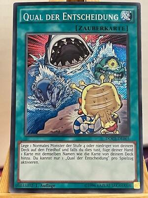 Qual Der Entscheidung DOCS-DE065 Secret Rare Deutsch NM YUGIOH