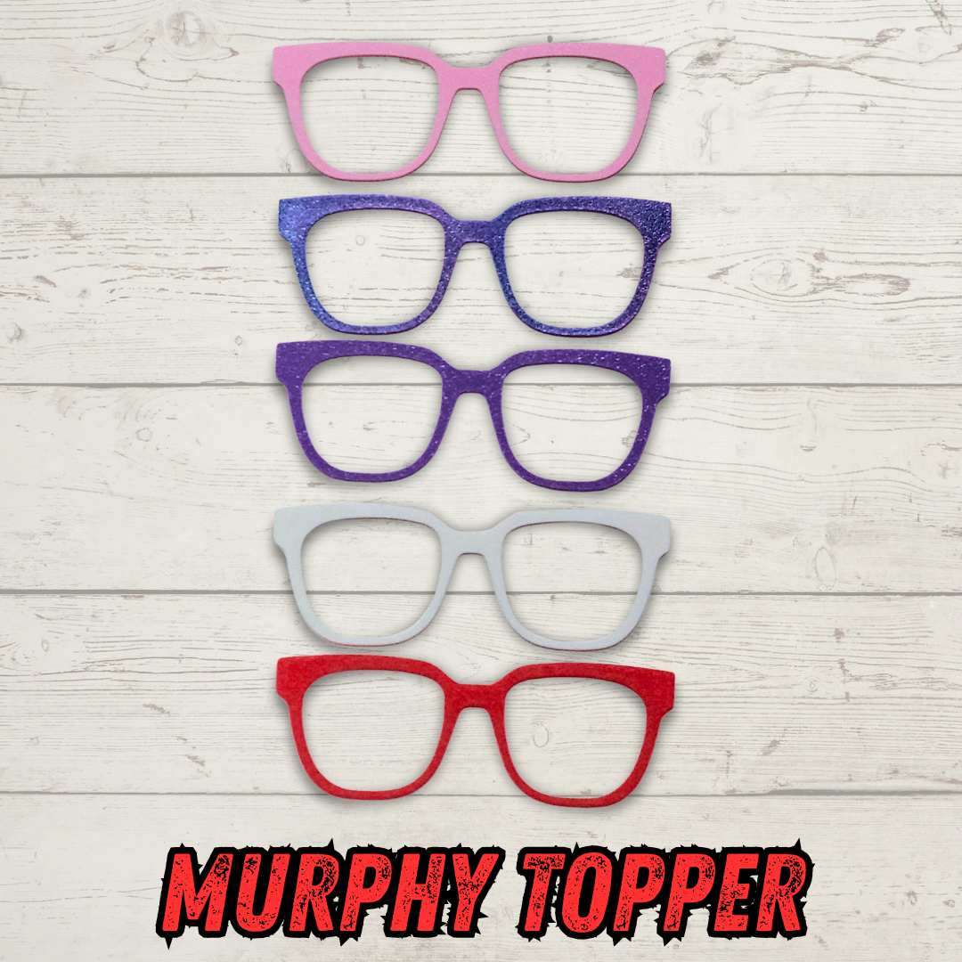 3D PRINTED MURPHY Pair Eyewear Compatible Blank Toppers W/ MAGNETS