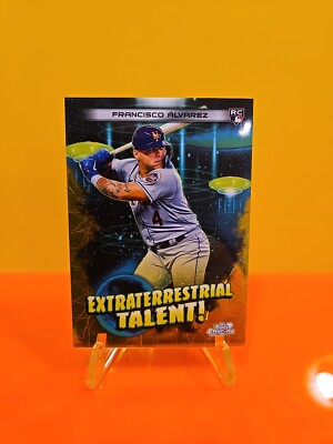 2023 Topps Cosmic Chrome Extraterrestrial Talent Gold /50 Francisco Alvarez RC