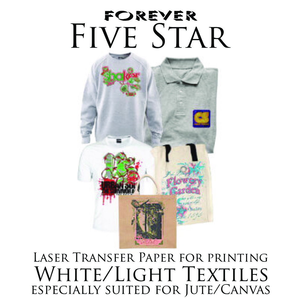 FOREVER Laser Printer Transfer Paper SAMPLE PACK Professional TShirt