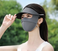 Summer cycling sunscreen mask mask sunshade sun hat ice quick drying mask