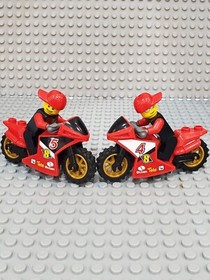 Retired Lego Set 60084 Lego City Racing Bike Transporter (100%complete) W/Manual