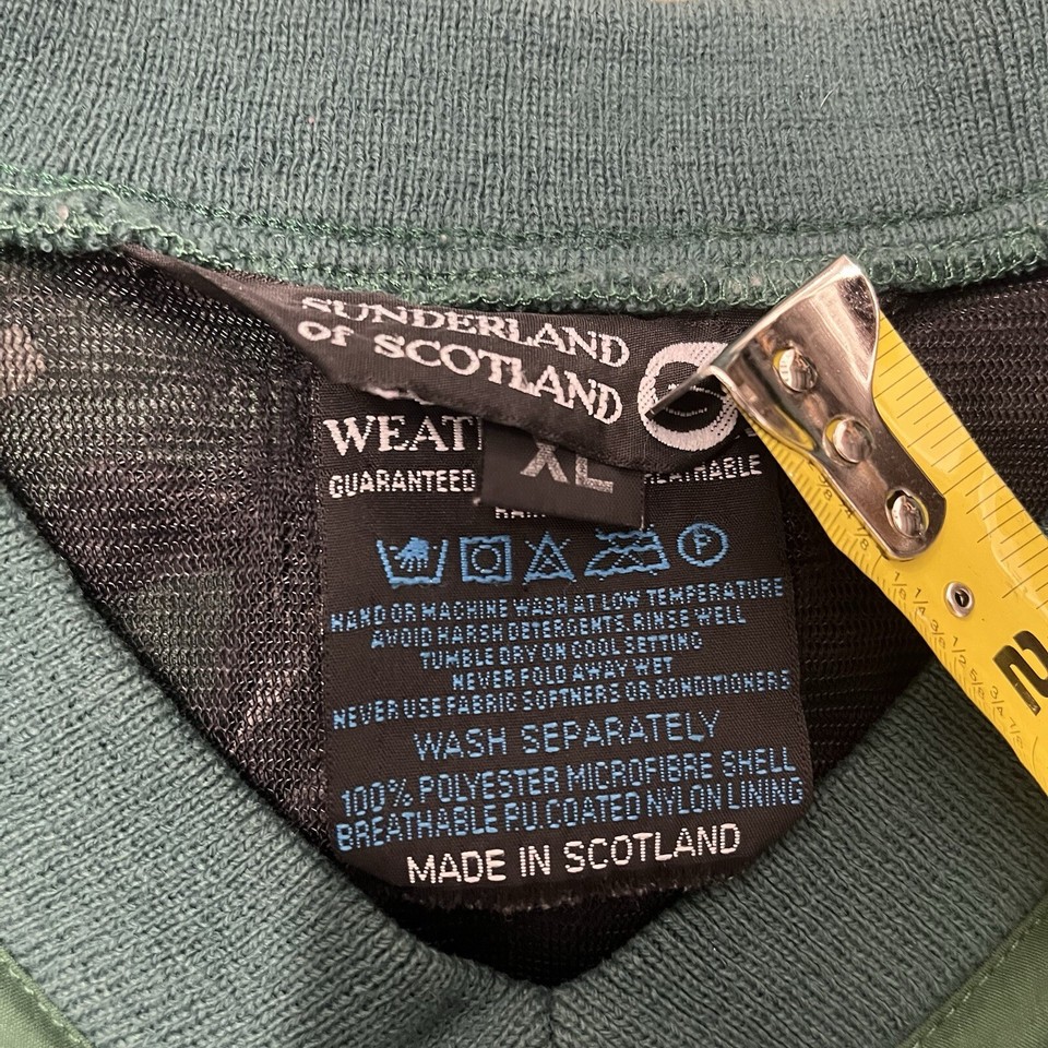 Masters Collection Windbreaker Jacket XL Golf Pullover Men’s Green Logo