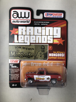 Auto World 1 Stop Diecast Exclusive Mongoose 1973 Chevrolet C-10