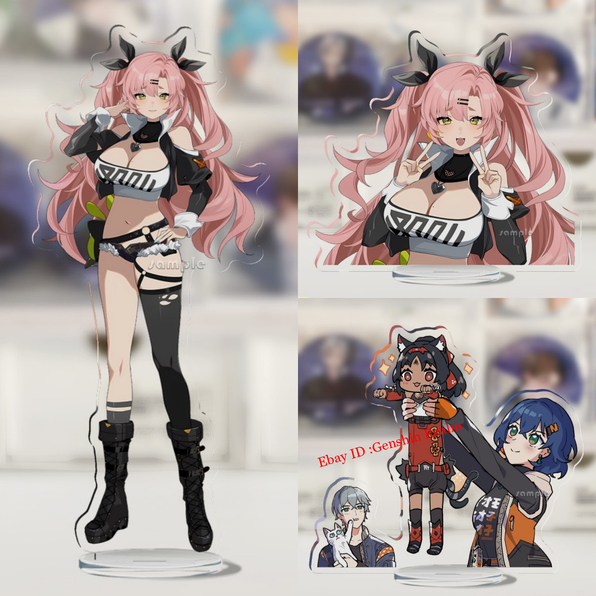Anime Zenless Zone Zero Nicole Demara Acrylic Desktop Stand Figure