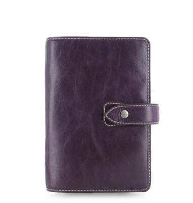 Filofax Personal Size Malden Organiser Planner Diary Book Purple