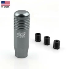 US Manual Car Auto Gear Stick Universal Aluminum Shifter Lever Gray Shift Knob