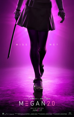 M3GAN 2.0 Movie Poster Allison Williams Violet McGraw 11x17 2025