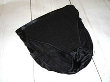 Shiny Black Second Skin Vtg Women's MAIDENFORM Magic Moment Hi Cut Panties 6 M