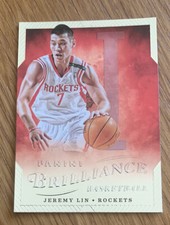 2013 Panini Brilliance Basketball Spellbound Jeremy Lin Letter “I” Card