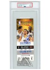 Stephen Curry Autographed 2016 NBA WCF Round 3 Game 5 Ticket PSA 8 PSA/DNA 10