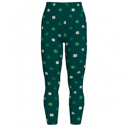 TC Lularoe Leggings St. Patrick's Day Clover Shamrock Green White