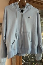 Vintage Hurley Hoodie Sweatshirt Adult Large Blue Full Zip Y2K