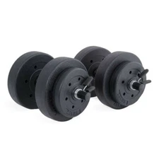 PUERTO RICO ONLY - CAP Adjustable Vinyl Dumbbell Set - NEW UNOPENED - 40lbs