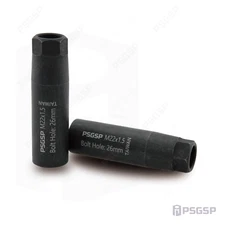 Wheel Centering Tool Pair Black M22x1.5 Inner Thread for Heavy Truck Wheels