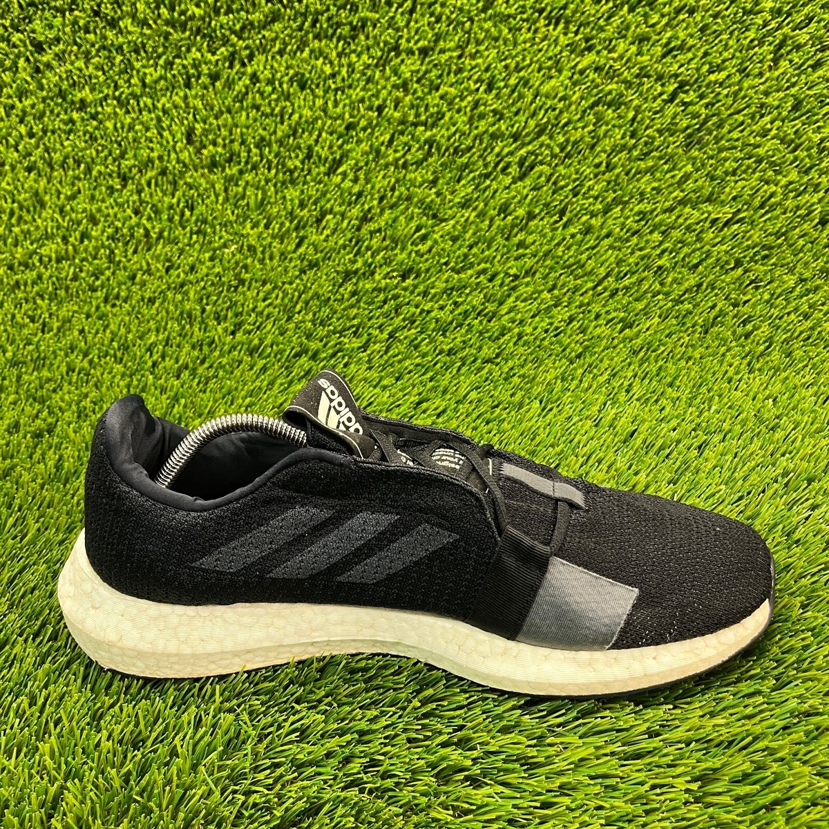 Adidas Shoes Mens 13 Athletic Trainer Senseboost Go Running Sneakers White Black Amazon.com | adidas Pureboost Go Mens Running Trainers  main image 4