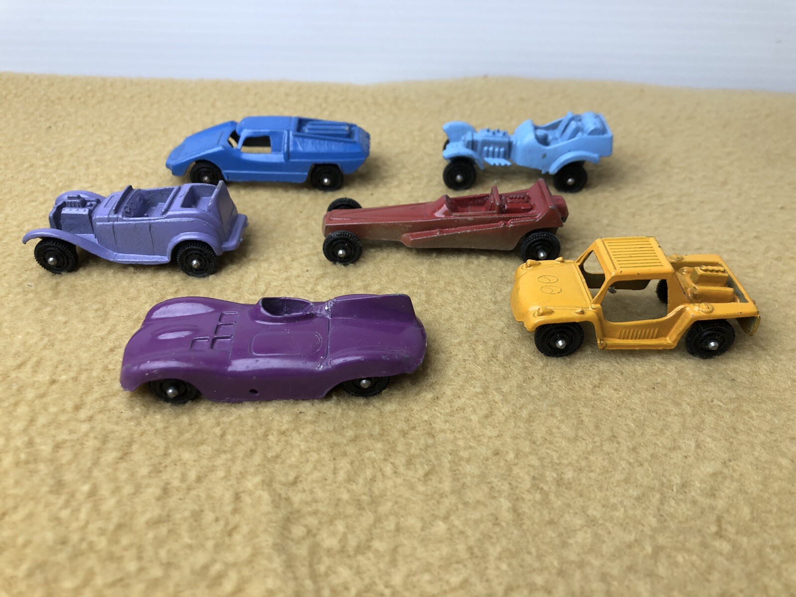 vintage toy car Lot Tootsie Toy hot rods dragster plus More USA Good