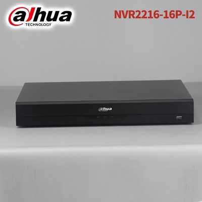  Dahua 4K NVR2216-16P-I2 16Channel 16PoE 2HDD WizSense Network Video Recorder  