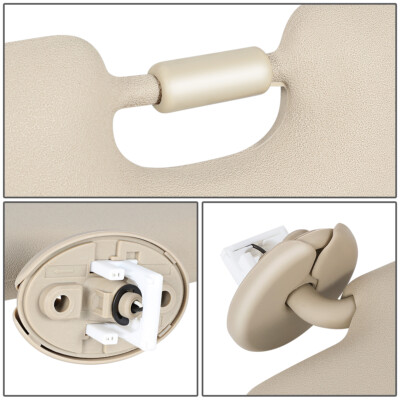 Genuine Toyota Driver Side Sun Visor For 2010-2013 Highlander - Beige With Vanity Lamp