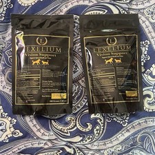 Lexelium Vision Support Powder Dogs  Cats Bilberry, Zeaxanthi, Lot Of 2 200g