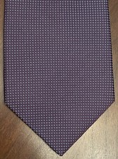 Cremieux Purple Hand Made 100% Silk Men’s Neck Tie Made In Usa