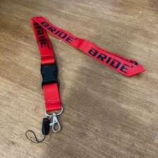 Red Jdm Bride Style Keychain Lanyard Key Holder Nylon Keychain 21 Length Red Jdm Bride Style Keychain Lanyard Key Holder Nylon Keychain 21 Length