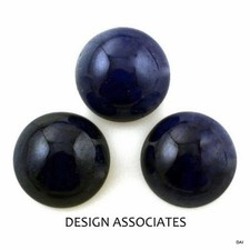 BLUE SAPPHIRE 5.00 MM ROUND CUT CAB BLUE COLOR AAA SOLD EACH TREATED