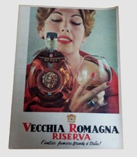 VECCHIA ROMAGNA RISERVA ANNI 50 ANNO 1959 PUBBLICITÀ  ADVERTISING WERBUNG 1