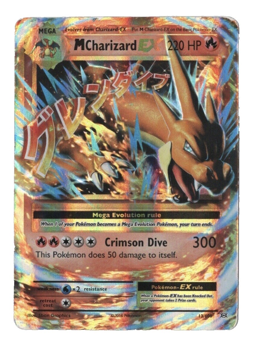 ebay pokemon cards mega charizard ex - Mega-Charizard-EX (101/108) - XY Evolutions this card is the perfect way to showcase your collection. 2014 Mega Charizard Ex |