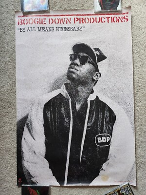 Boogie Down Production By All Means Necessay promo rap hip hop