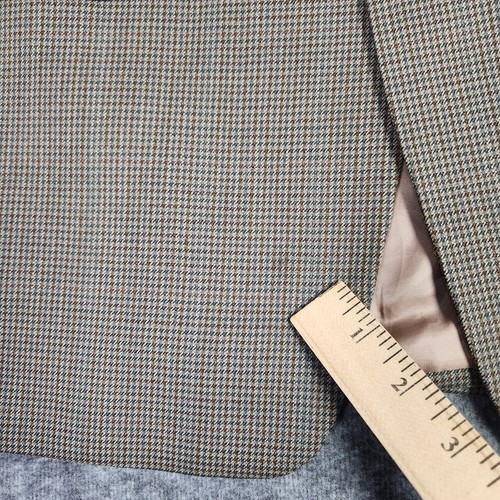 Abrigo Deportivo Lauren Ralph Lauren Para Hombre 42R Lana Pata de Gallo Marrón Macys Oficina - Imagen 3 de 22