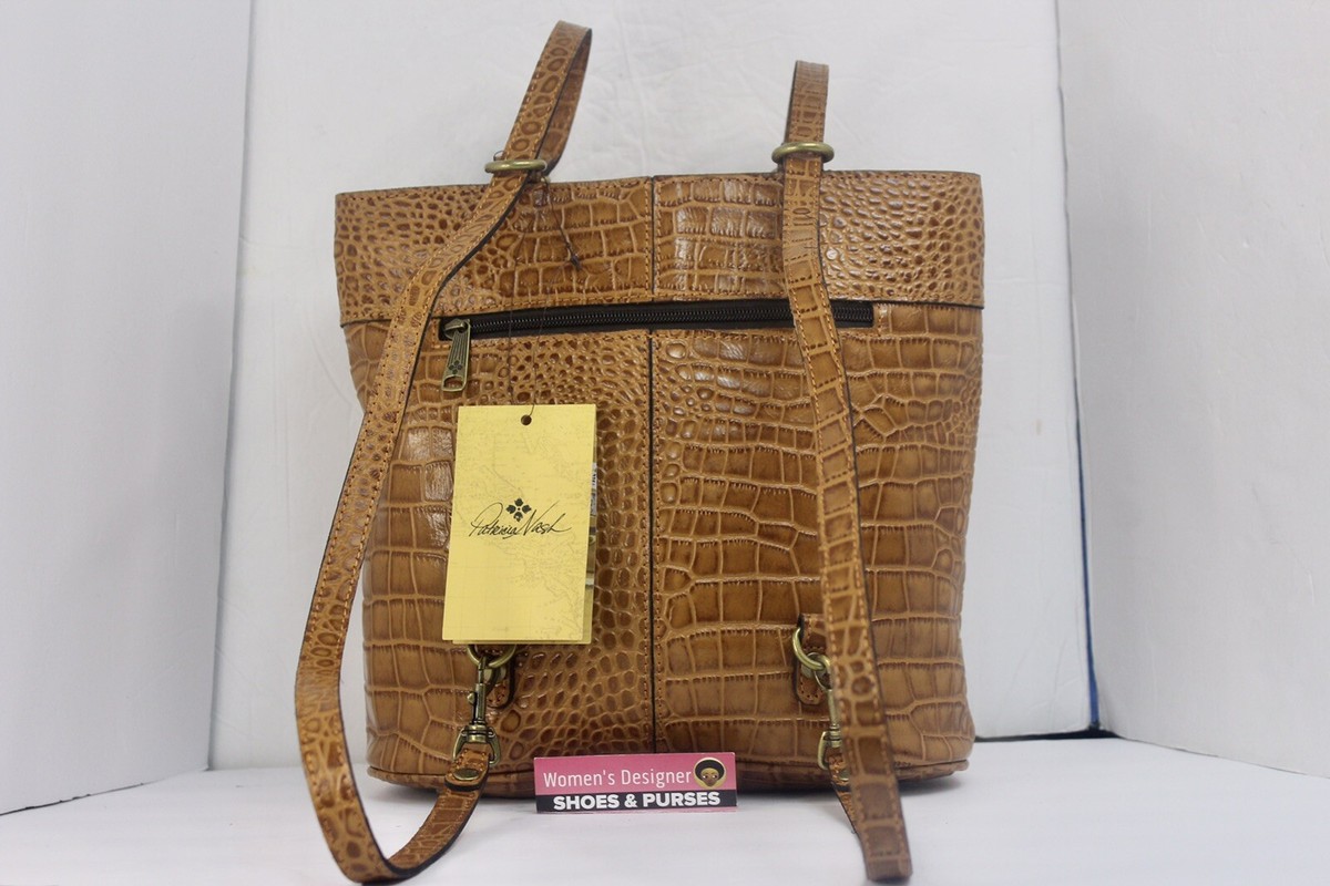 Patricia nash Albi convertible Distressed croc backpacks  display picture 1