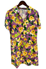 Isaac Mizrahi Live Regular Printed Floral Dress Lilac