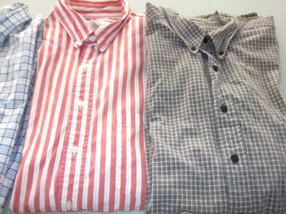 Vtg Lot 4 EDDIE BAUER Long Sleeve Button Down Collar Pocket SHIRTS/Size XL TALL - Image 4 of 4