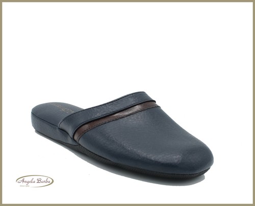 Pantofole da casa per uomo in pelle ciabatte camera babbucce chiuse  invernali 44 | eBay