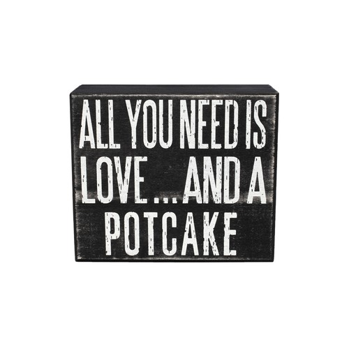 JennyGems Potcake Sign - All You Need is Love and a Potcake Dog - Wooden Sign... - 第 9/10 張圖片